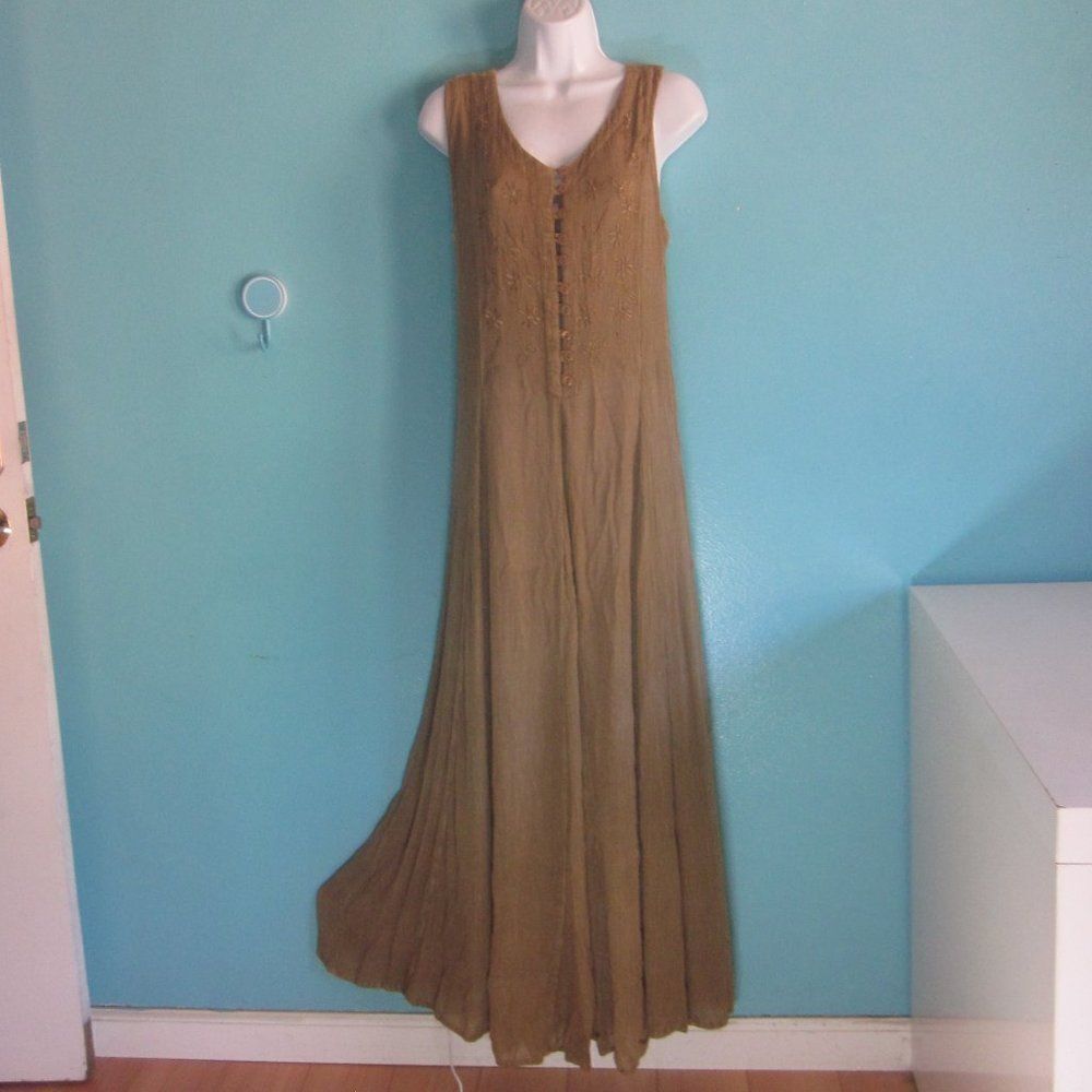 Vintage 1980's Maxi Boho Festival Dress from  M.P.H. Womens Size S  36" Bust - Picture 4 of 12